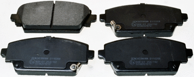 Brake Pad Set, disc brake (B110268)