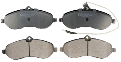 Brake Pad Set, disc brake (B110950)
