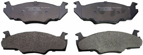 Brake Pad Set, disc brake (B110841)