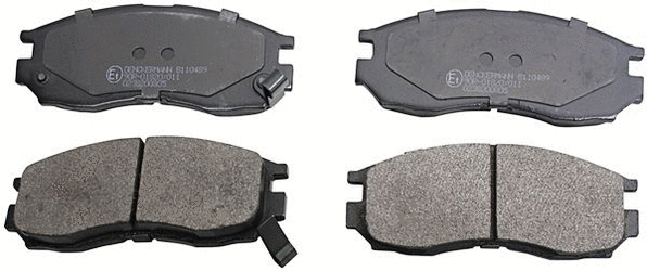 Brake Pad Set, disc brake (B110489)