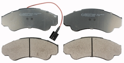 Brake Pad Set, disc brake (B110900)