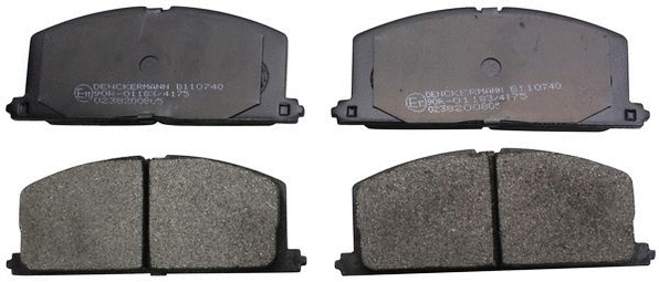 Brake Pad Set, disc brake (B110740)