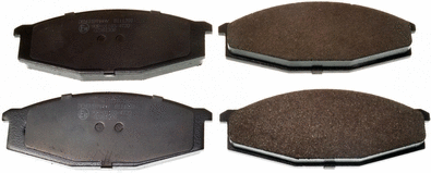 Brake Pad Set, disc brake (B111203)