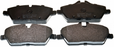 Brake Pad Set, disc brake (B111122)