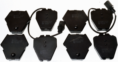 Brake Pad Set, disc brake (B111045)