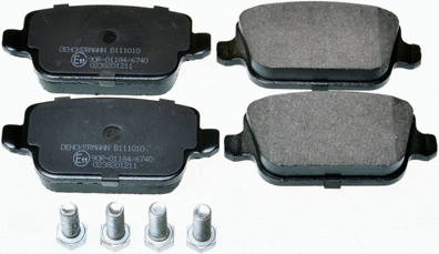 Brake Pad Set, disc brake (B111010)