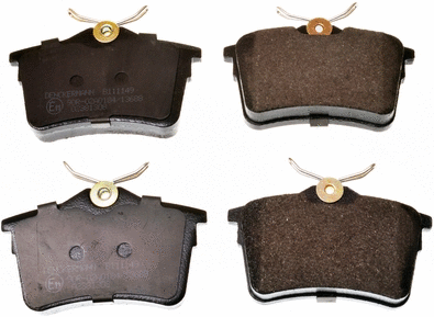 Brake Pad Set, disc brake (B111149)