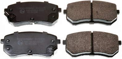 Brake Pad Set, disc brake (B111178)