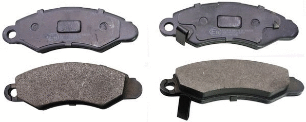 Brake Pad Set, disc brake (B110709)