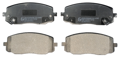 Brake Pad Set, disc brake (B110945)