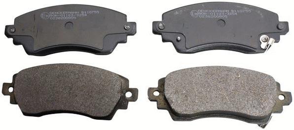 Brake Pad Set, disc brake (B110755)
