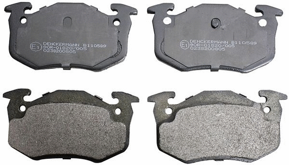 Brake Pad Set, disc brake (B110589)