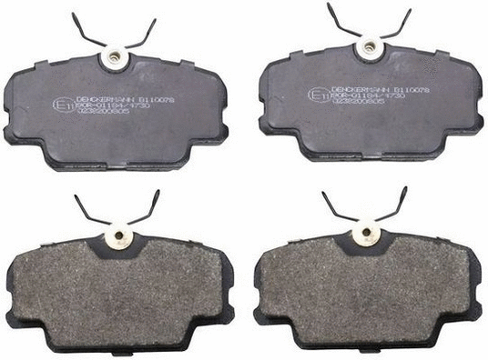 Brake Pad Set, disc brake (B110078)