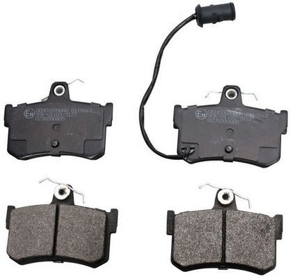 Brake Pad Set, disc brake (B110667)
