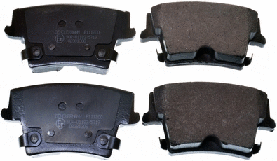 Brake Pad Set, disc brake (B111200)