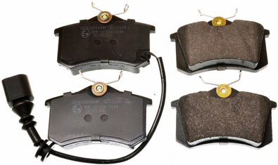 Brake Pad Set, disc brake (B111104)