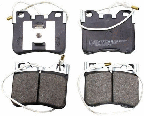 Brake Pad Set, disc brake (B110097)