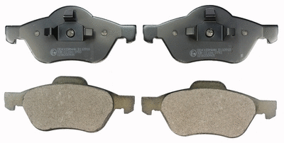 Brake Pad Set, disc brake (B110918)