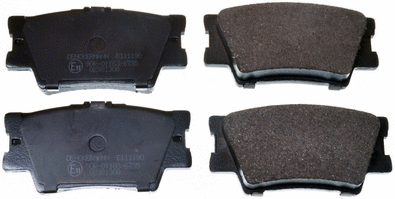 Brake Pad Set, disc brake (B111190)