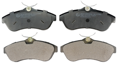 Brake Pad Set, disc brake (B110946)