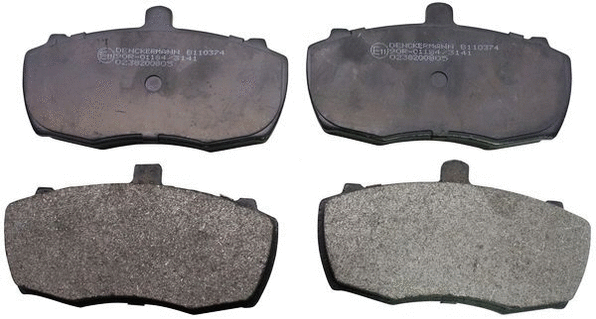 Brake Pad Set, disc brake (B110374)