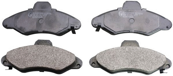 Brake Pad Set, disc brake (B110206)