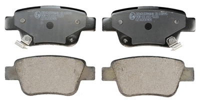 Brake Pad Set, disc brake (B110895)