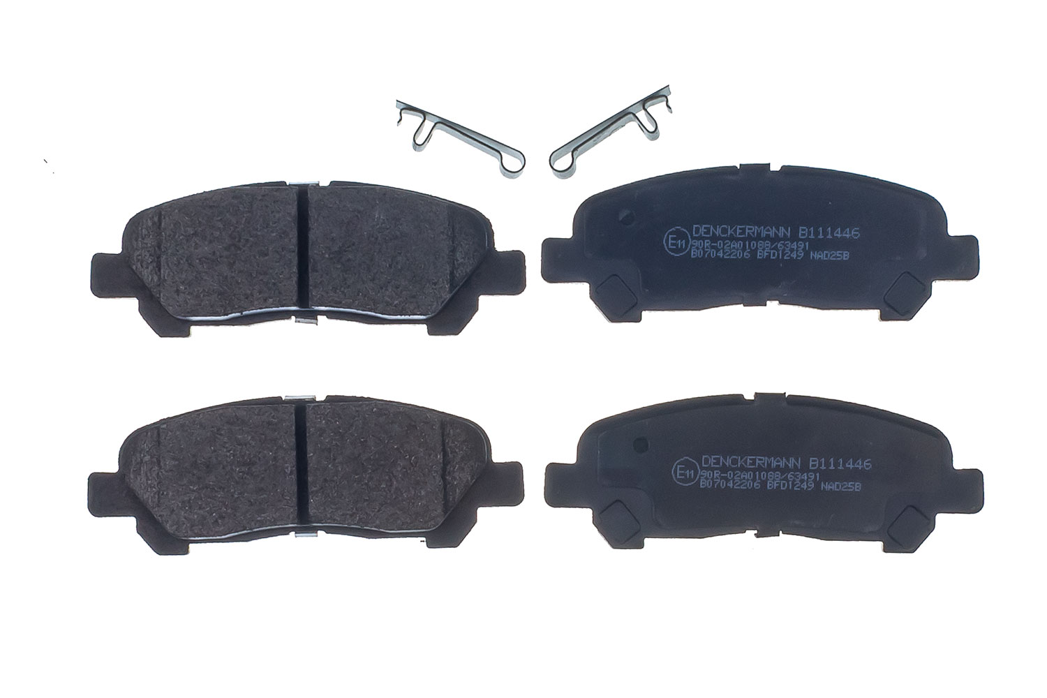 Brake Pad Set, disc brake (B111446)