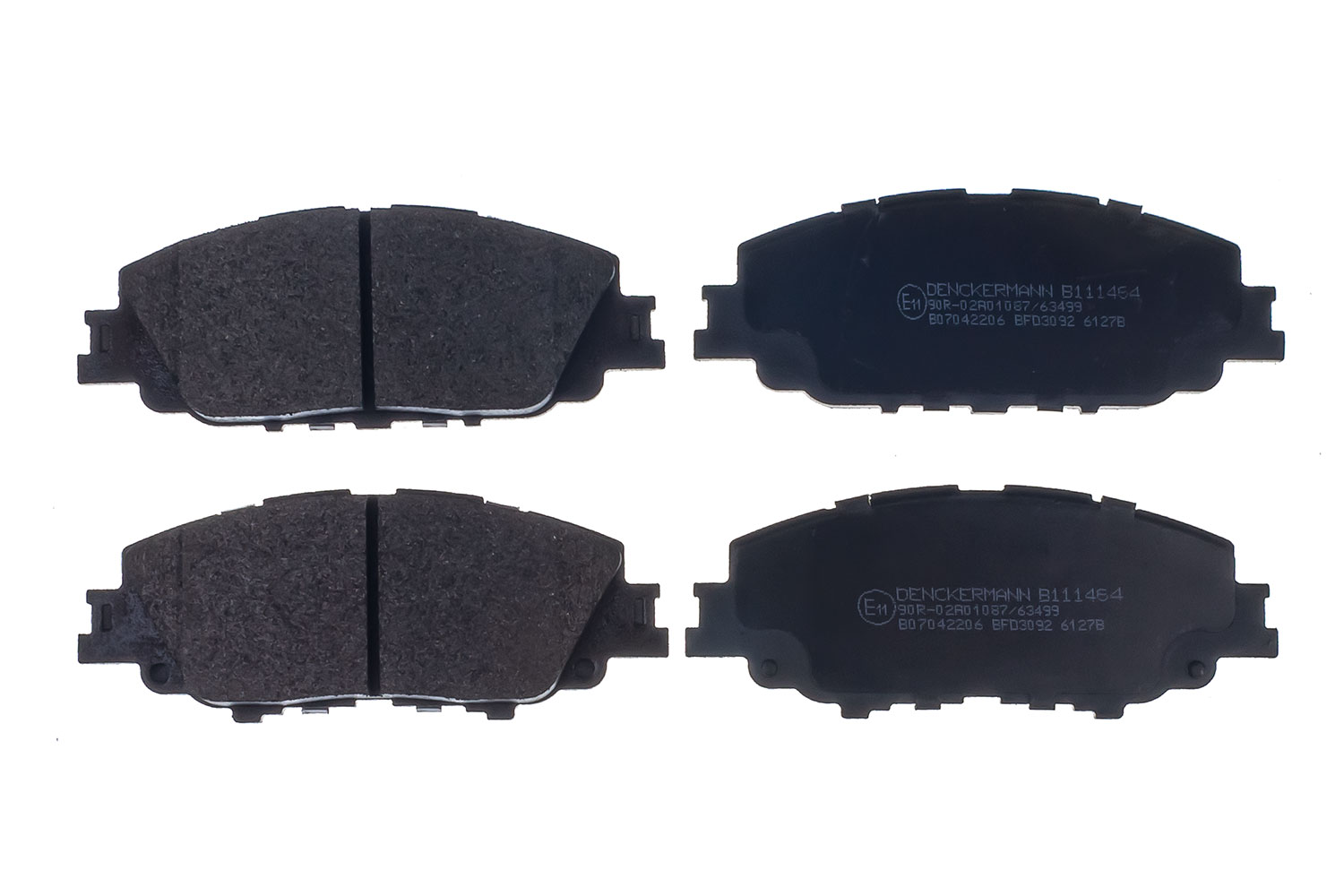 Brake Pad Set, disc brake (B111464)