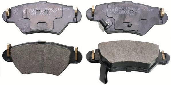 Brake Pad Set, disc brake (B110575)