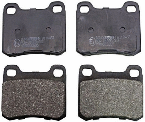 Brake Pad Set, disc brake (B110483)