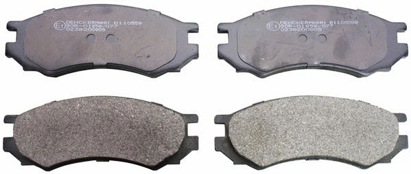 Brake Pad Set, disc brake (B110559)