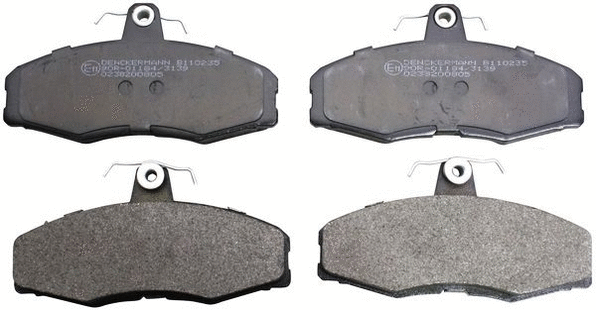 Brake Pad Set, disc brake (B110235)