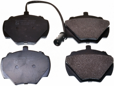 Brake Pad Set, disc brake (B111207)