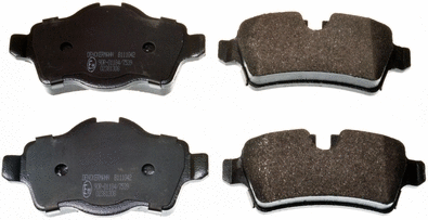 Brake Pad Set, disc brake (B111042)