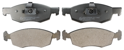 Brake Pad Set, disc brake (B110909)