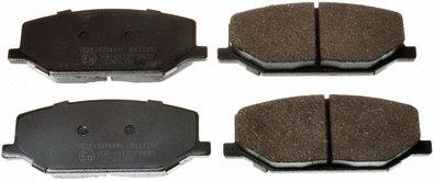 Brake Pad Set, disc brake (B111197)