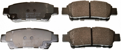 Brake Pad Set, disc brake (B111164)