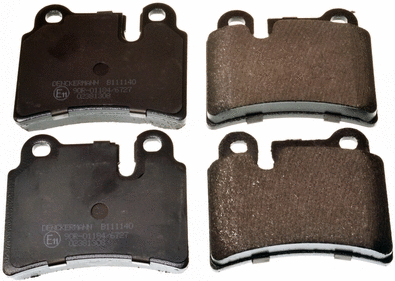 Brake Pad Set, disc brake (B111140)