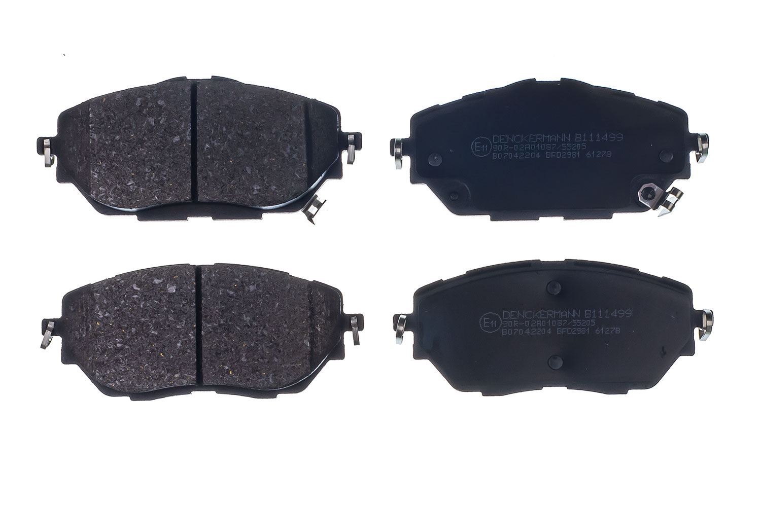 Brake Pad Set, disc brake (B111499)