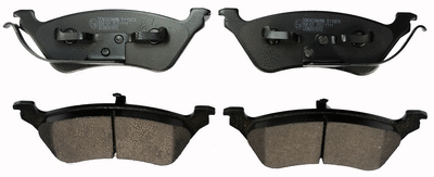 Brake Pad Set, disc brake (B110874)