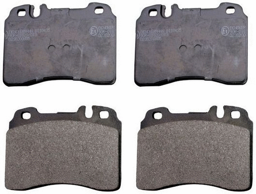 Brake Pad Set, disc brake (B110455)