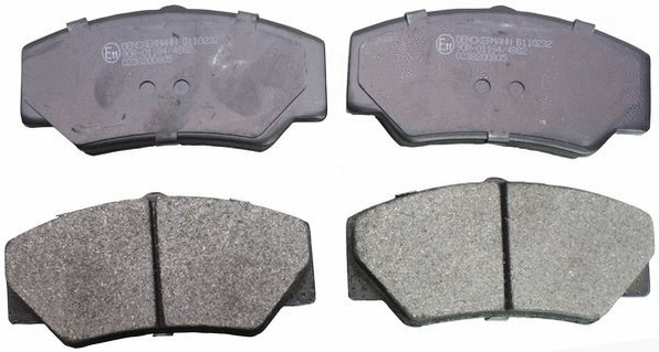 Brake Pad Set, disc brake (B110232)