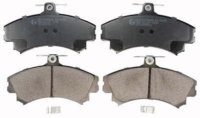 Brake Pad Set, disc brake (B110890)