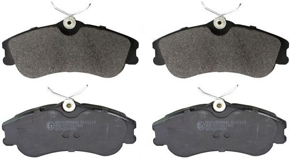 Brake Pad Set, disc brake (B110115)