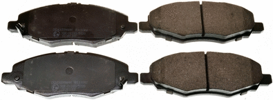 Brake Pad Set, disc brake (B111082)