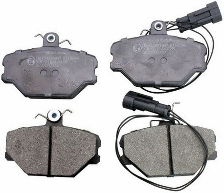 Brake Pad Set, disc brake (B110246)