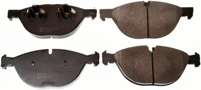 Brake Pad Set, disc brake (B111078)