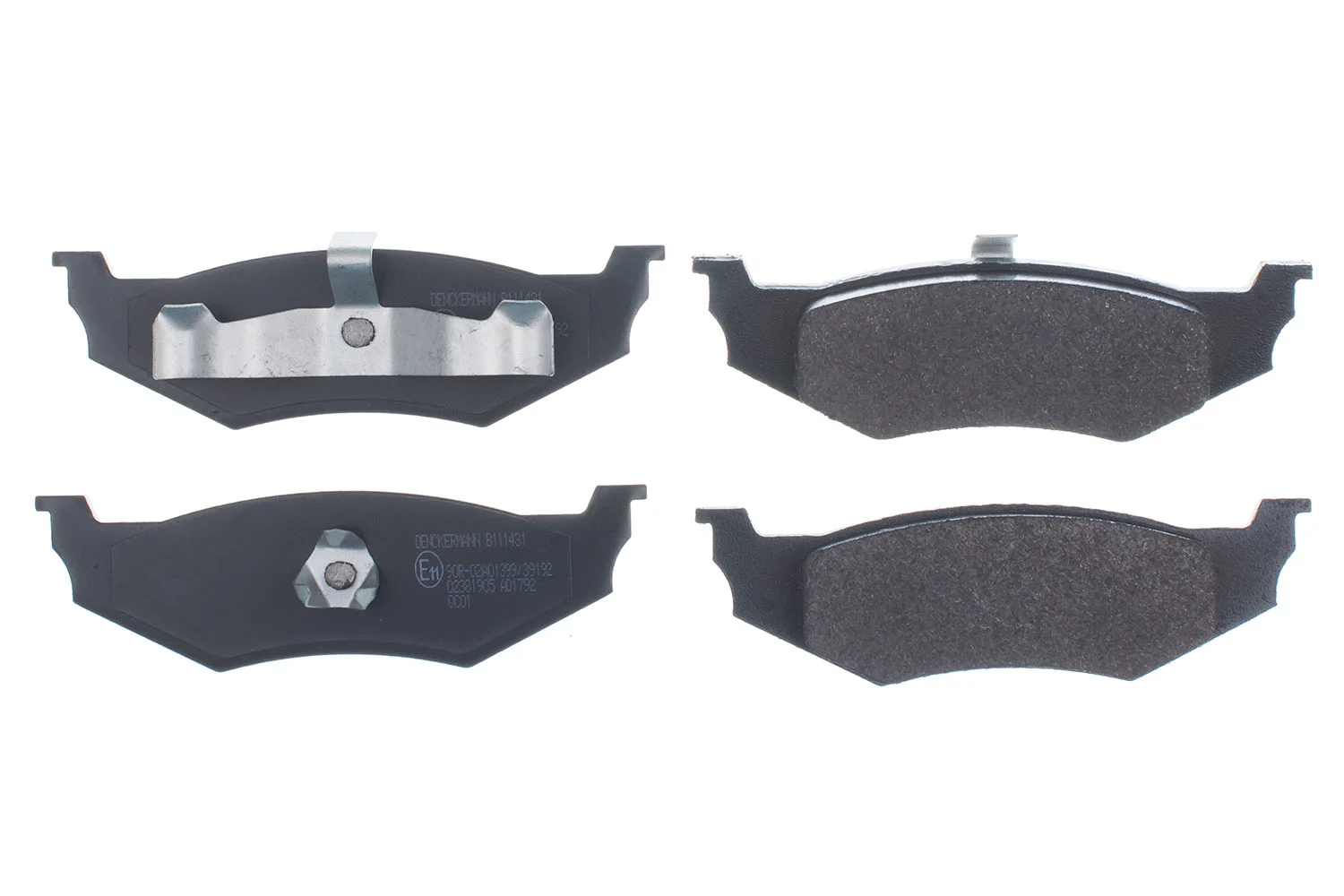 Brake Pad Set, disc brake (B111431)