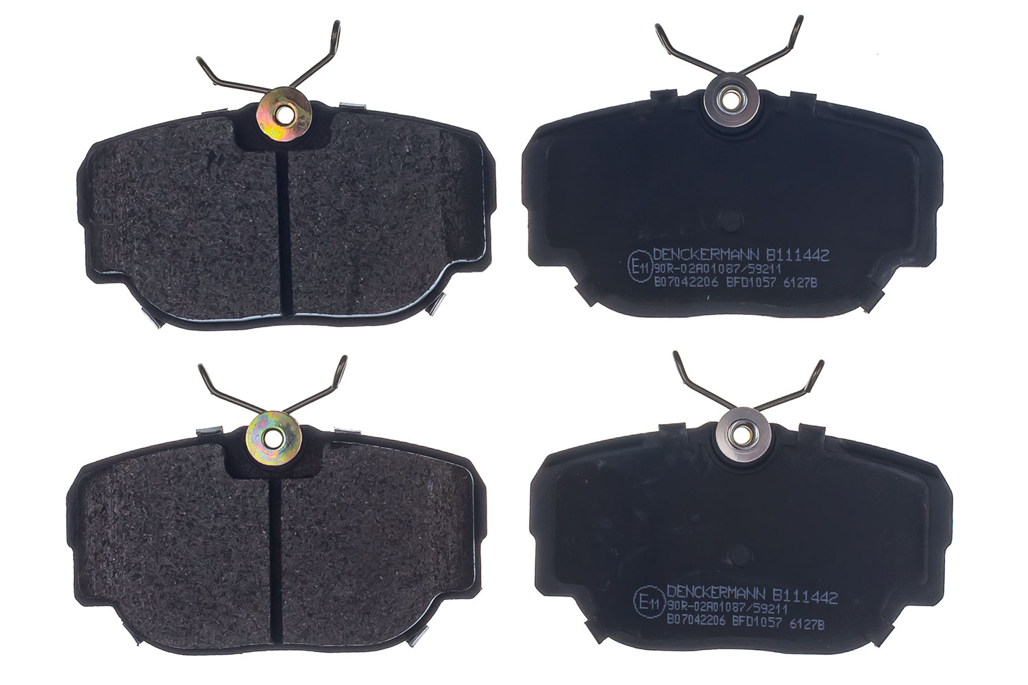 Brake Pad Set, disc brake (B111442)